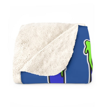 Cerberus Logo Sherpa Fleece Blanket